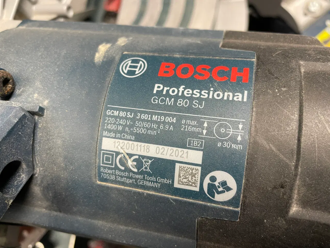 Billede 1 - Bosch GCM 80 SJ kapsav – kører fint
