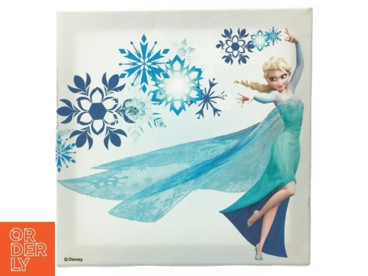 Billede 3 - Lærredsbilleder med frosttema, Elsa fra Disney (str. 20 x 20 cm)