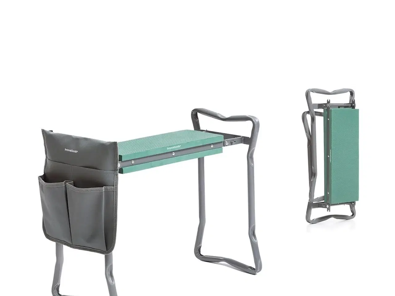 Billede 4 - 3-i-1 foldbart havesæde med værktøjstaske - Situl