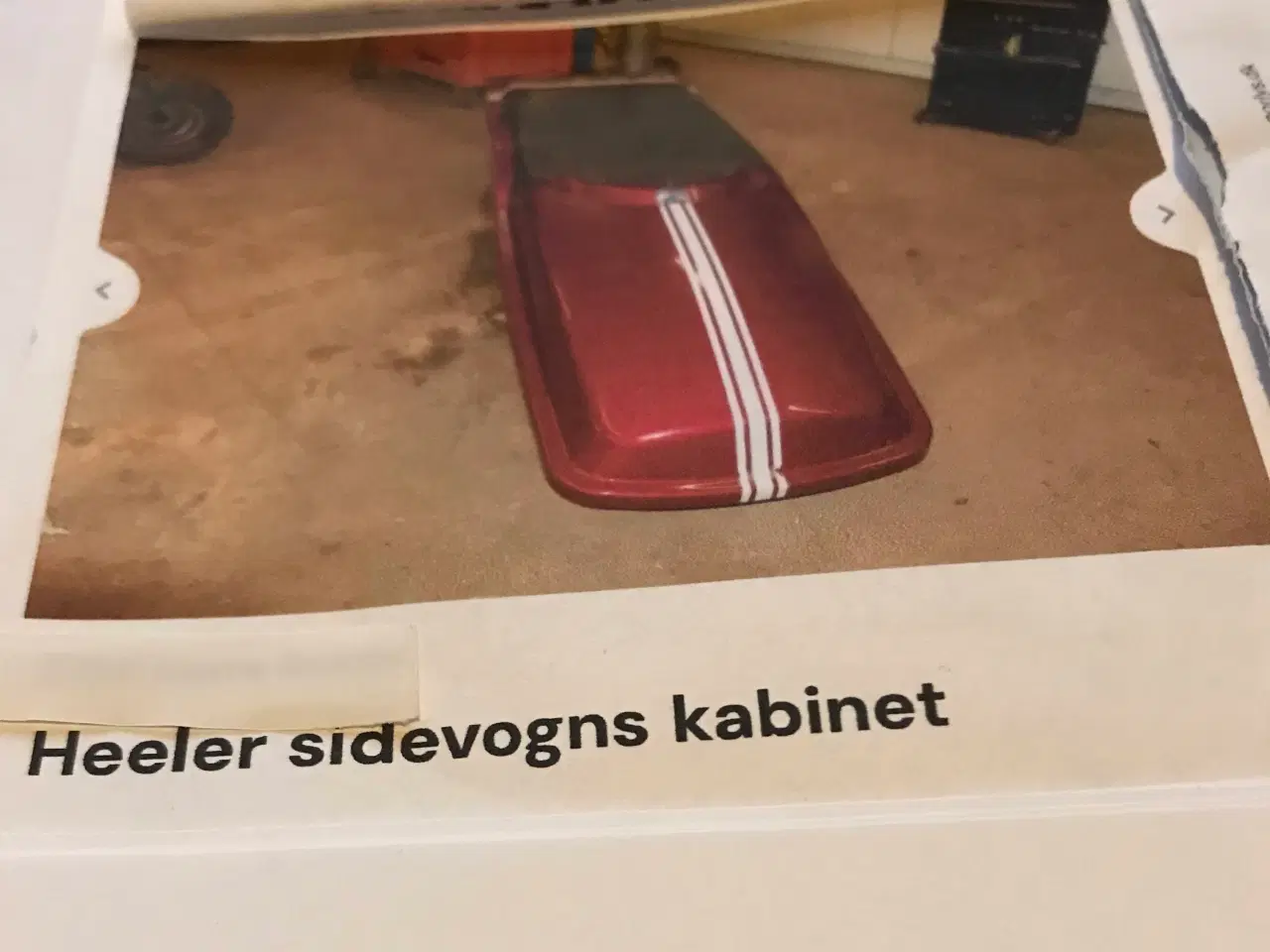 Billede 1 -  sidevogns kabinet sælges