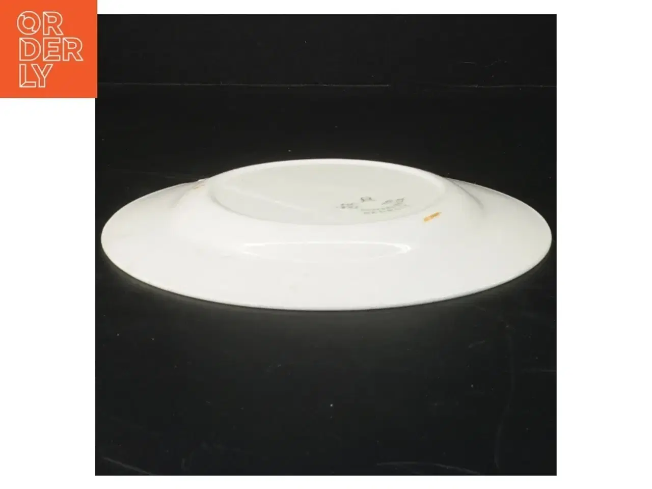 Billede 3 - Dekorativ tallerken med blomsterdesign (str. Ø 23 cm)