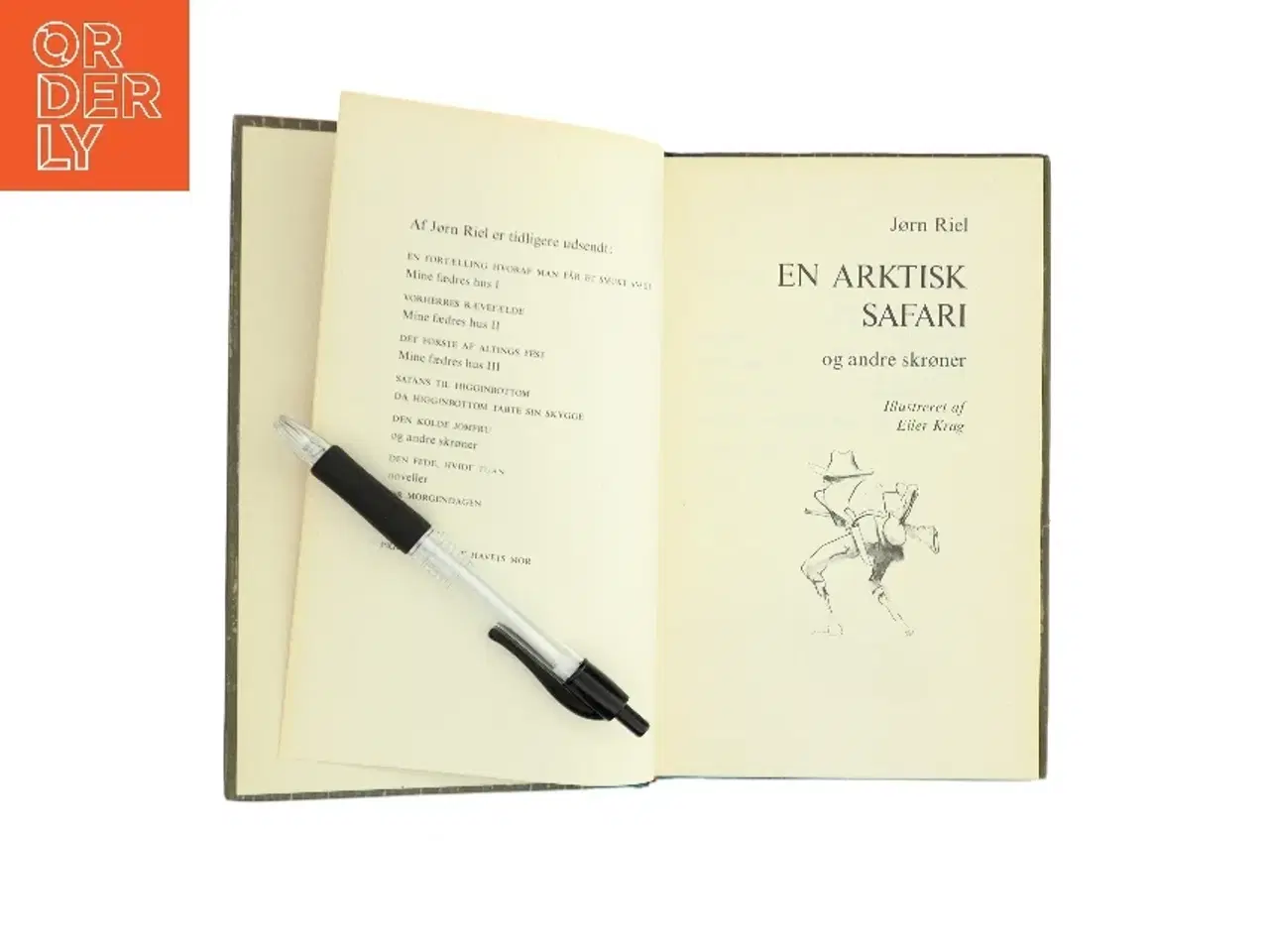 Billede 1 - En Arktisk Safari og andre skrøner af Jørn Riel (Bog)