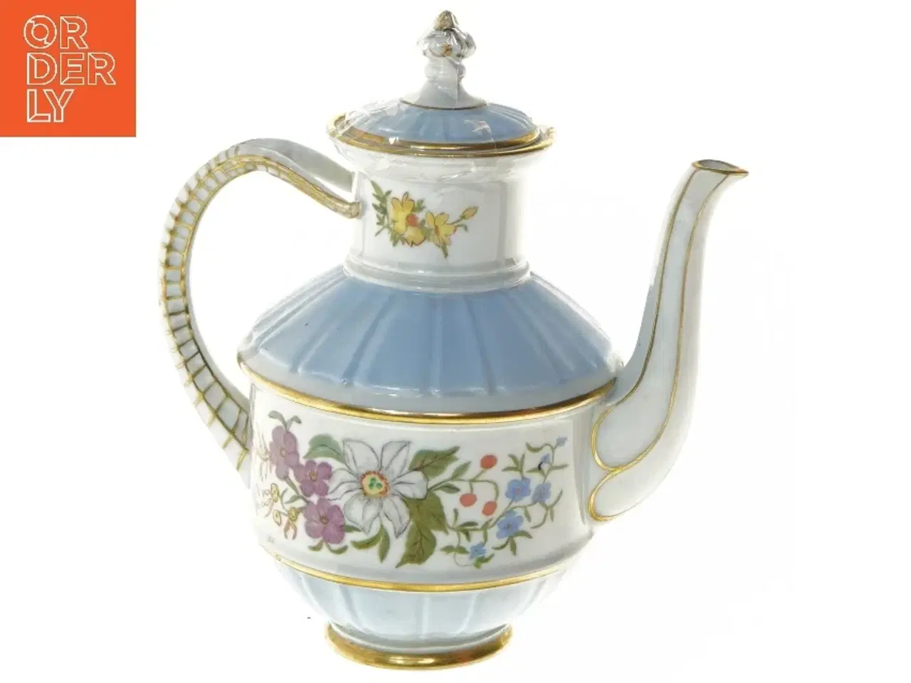 Billede 2 - Porcelæn kande med blomsterdesign fra B&G (str. 20x23 cm)