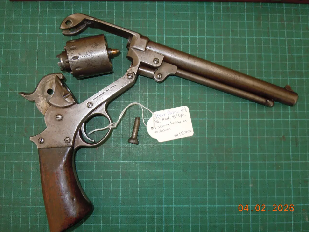Billede 6 - 1863 Starr borgerkrigsrevolver i æske.