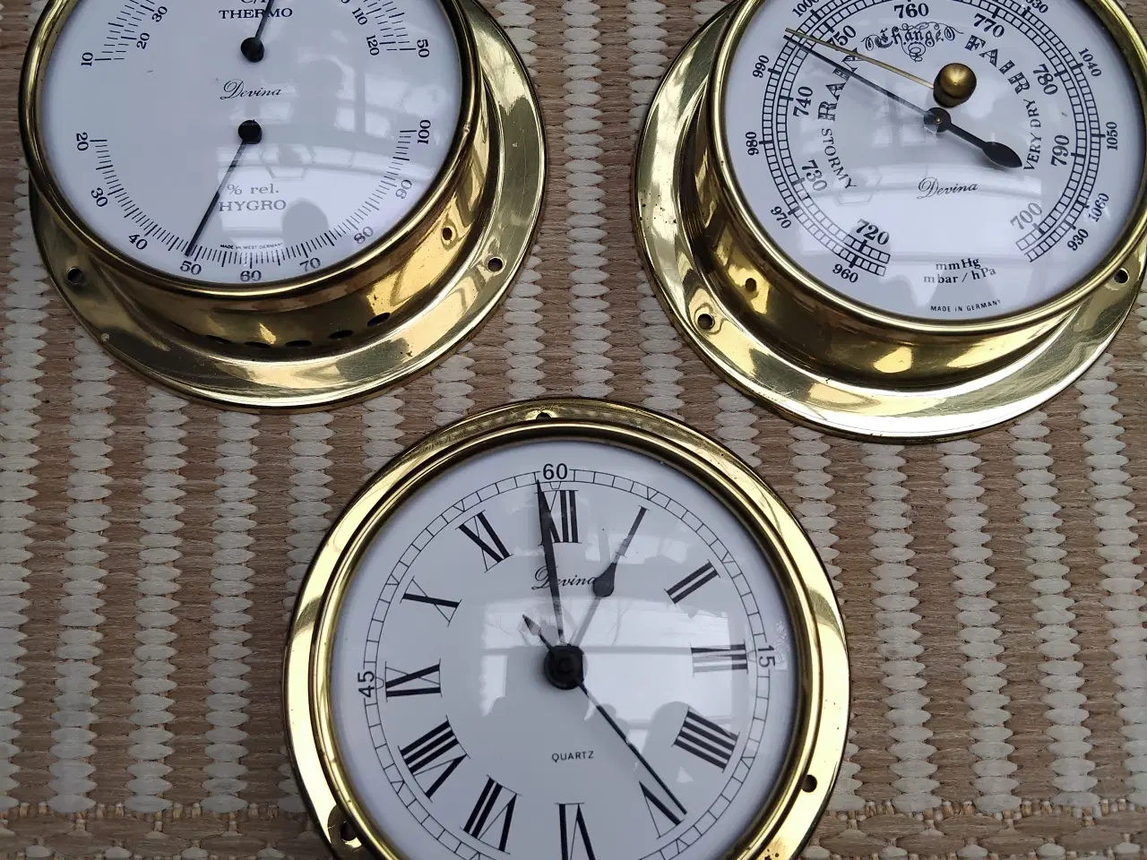 Billede 2 - Ur / thermo-hygro / Barometer 3 stk.