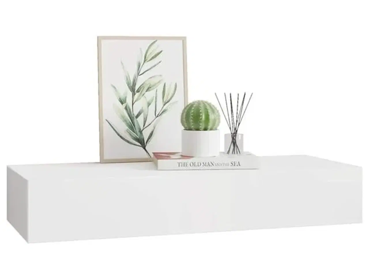 Billede 4 - væghylde med skuffe 60x23,5x10 cm