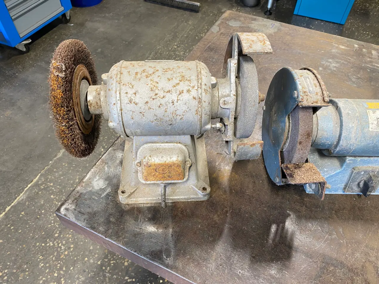 Billede 3 - 2 stk bænksliber