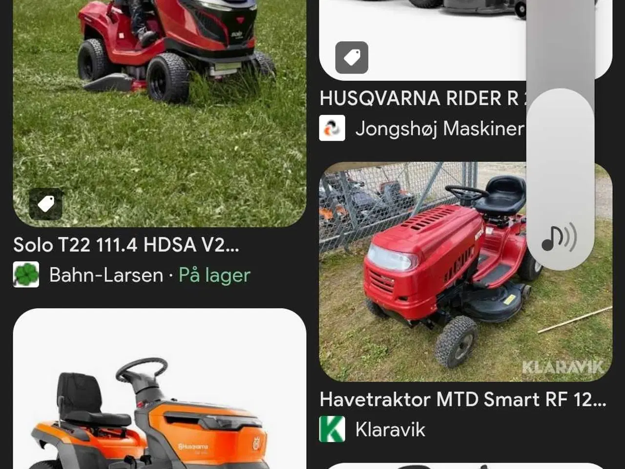 Billede 1 - Søger  efter  havemaskiner  