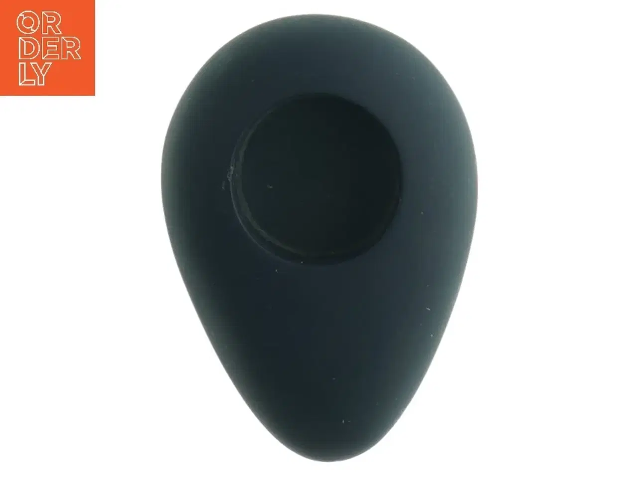 Billede 2 - Sort keramisk lysestage (str. 11. x. 8 cm)