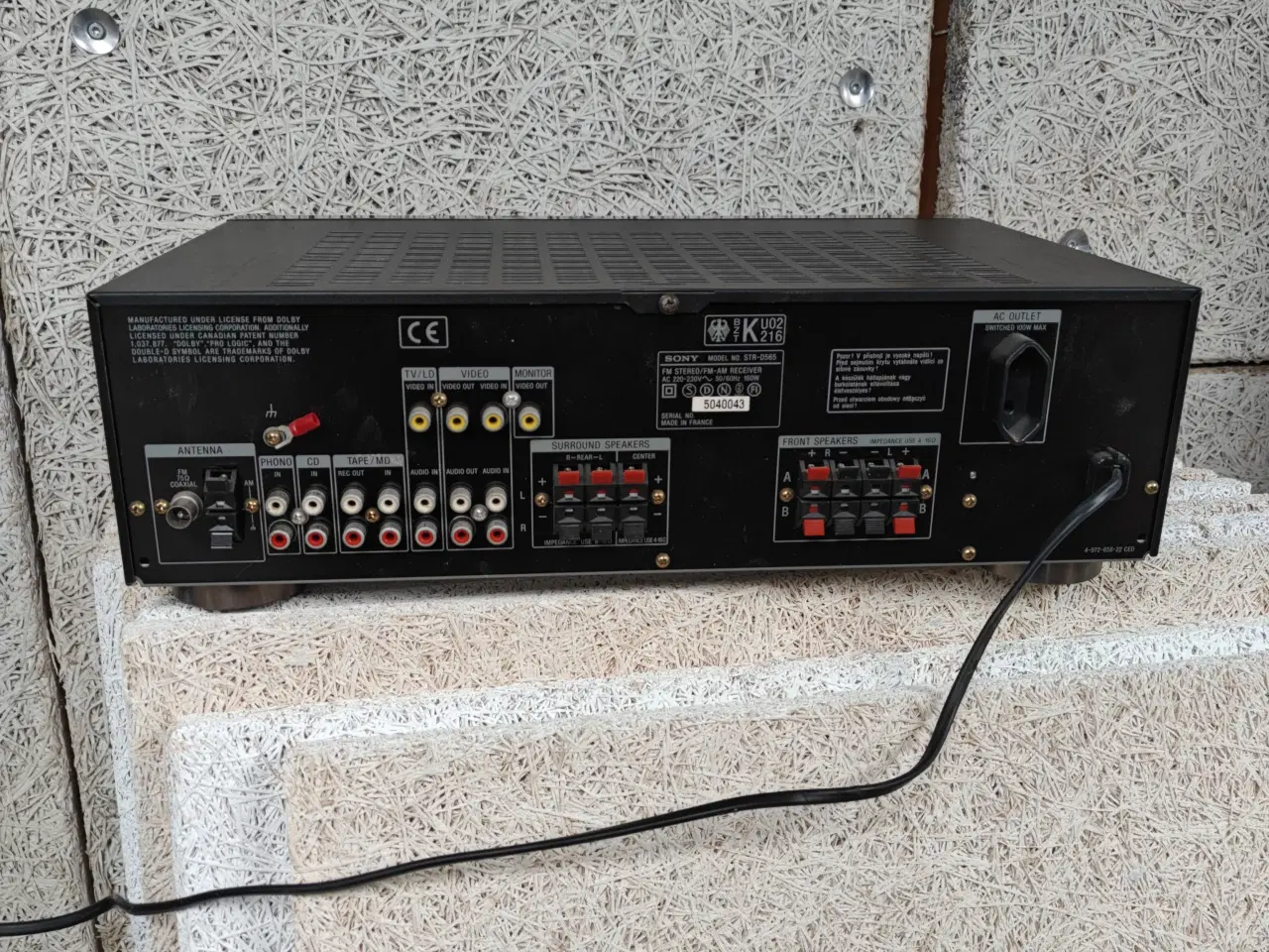 Billede 4 - Sony 160w STR-D565 surround receiver i god stand 
