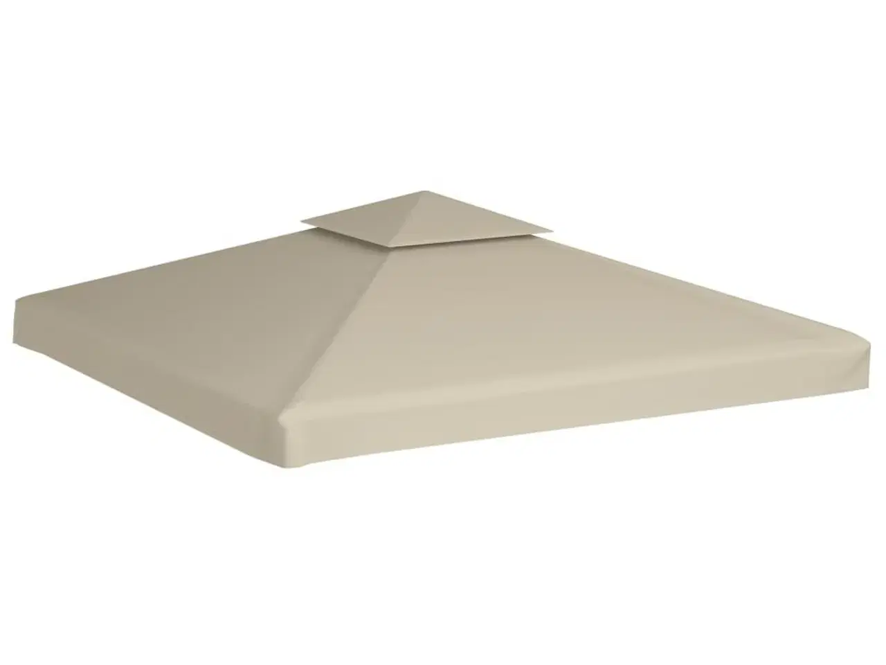 Billede 2 - Baldakin til havepavillon 3x3 m 310 g/m² beige