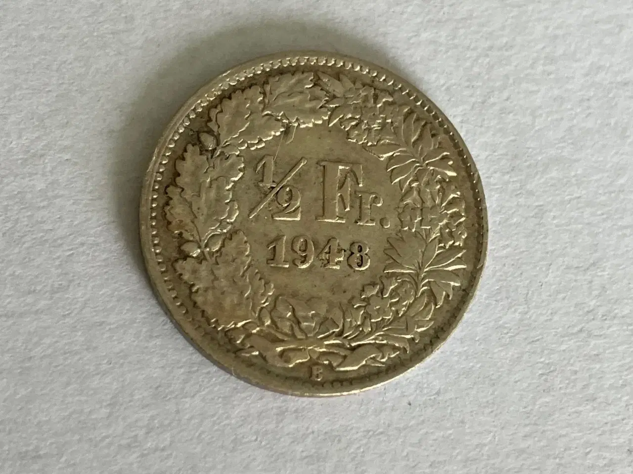 Billede 1 - 1/2 Franc Switzerland 1948