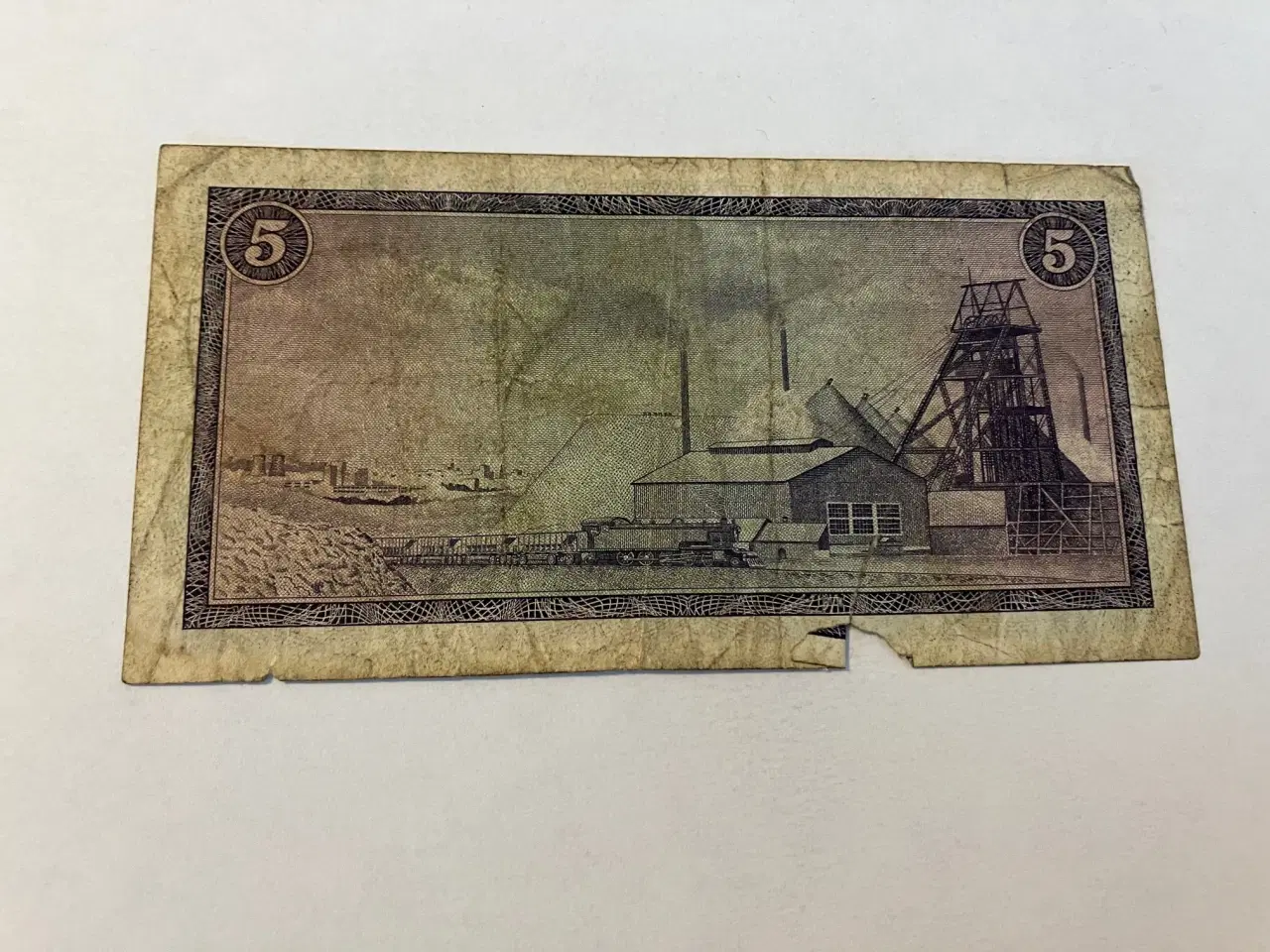 Billede 2 - Five Rand South Africa - Meget dårlig stand