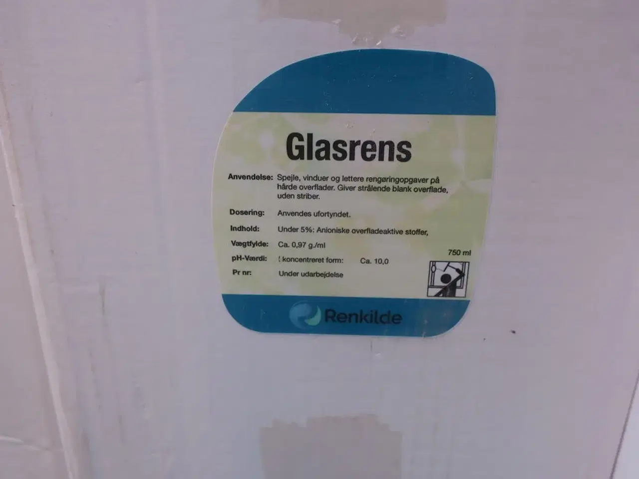 Billede 3 - 72 fl. RENKILDE glasrens (á 500 ml)