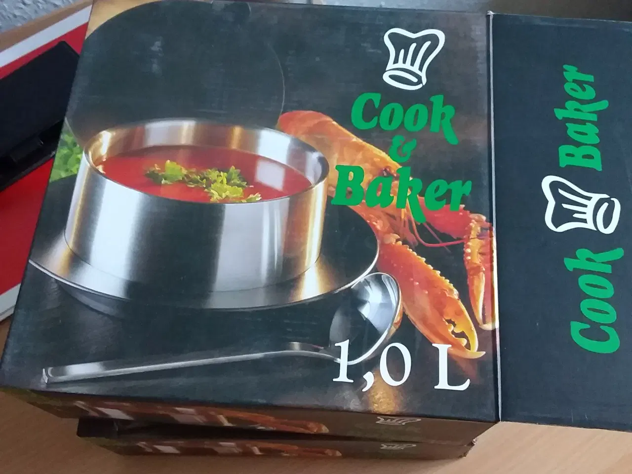 Billede 1 - 2 stk Termo skåle ( cook&baker) 1,0 l samlet pris 