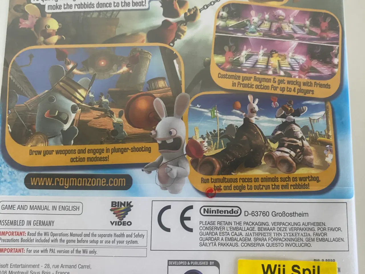 Billede 2 - Rayman Raving Rabbids (Nintendo Wii)