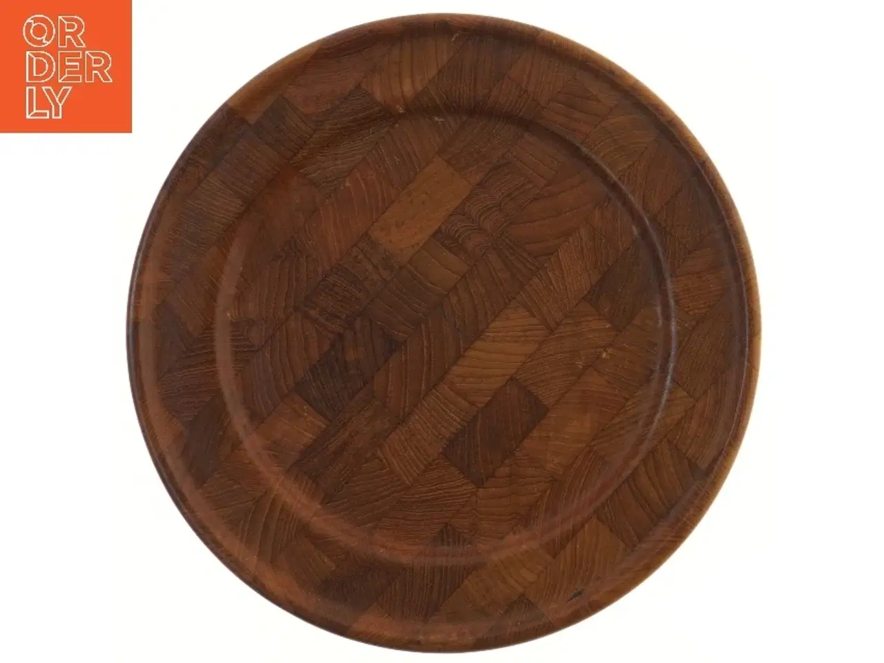 Billede 3 - Sæt af 6 teaktræ tallerkener fra digsmed(str. Ø 28 cm) (str. Ø 28 cm)