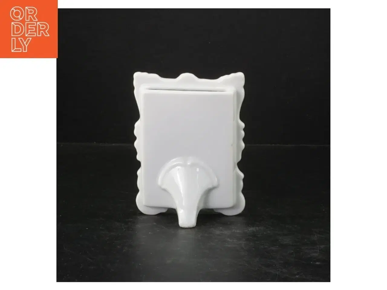 Billede 3 - Hvid porcelæns billedramme (str. 13x10 cm)