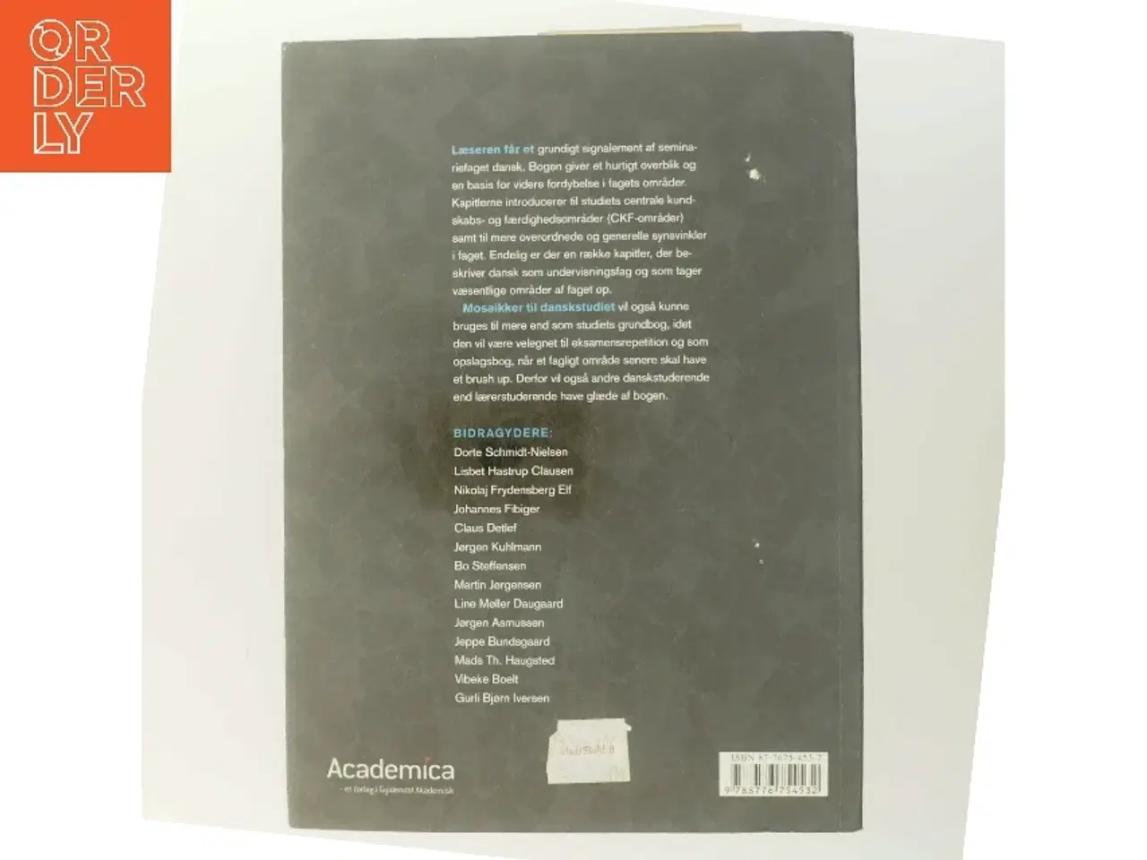 Billede 3 - Mosaikker til danskstudiet : en grundbog (Bog)
