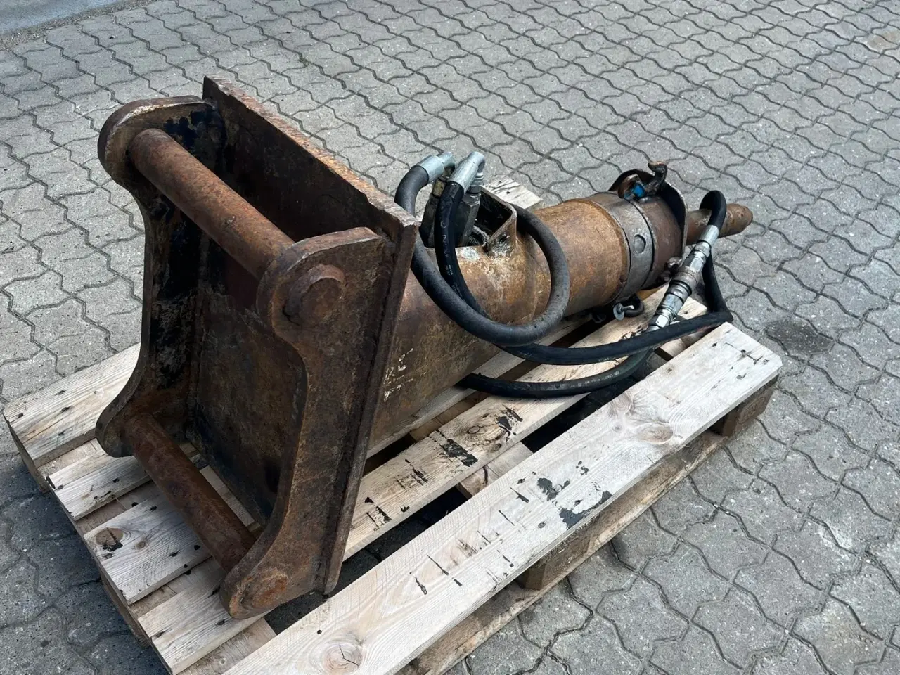 Billede 5 - - - - Oliehammer med s60 fæste til 10-20 tons maskine