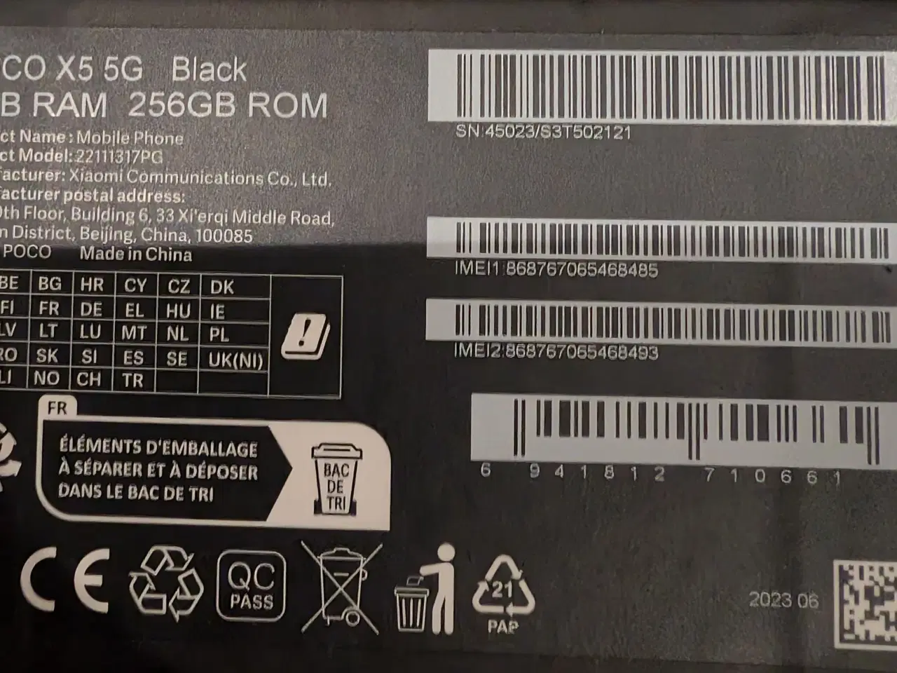 Billede 5 - POCO X5 smartphone