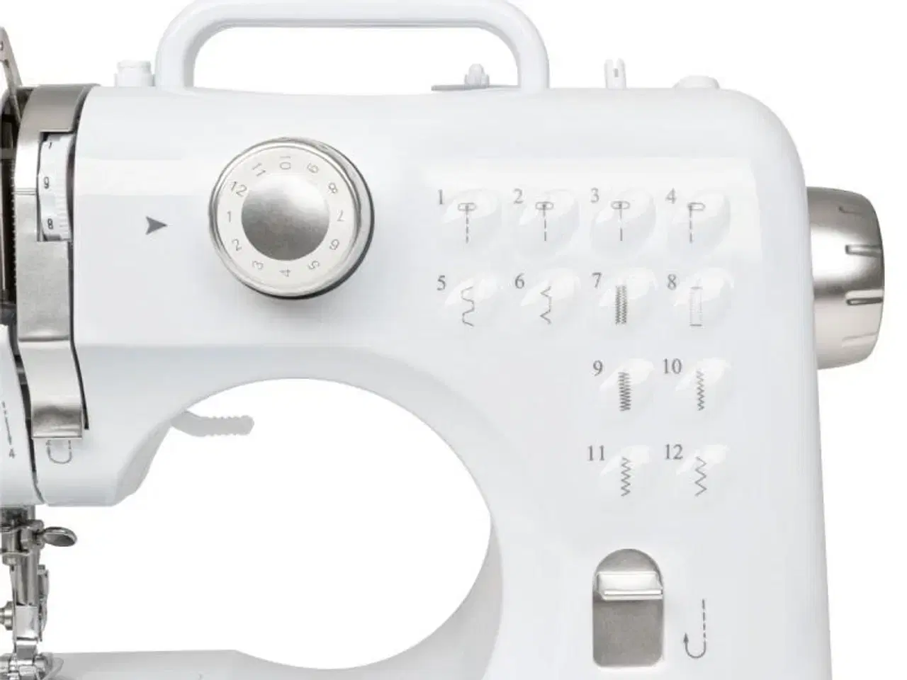 Billede 2 - Symaskine Clatronic NM 3795 – halvautomatisk, 12 sømme