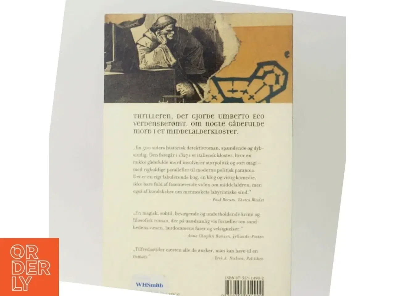 Billede 3 - Rosens navn : roman af Umberto Eco (Bog)
