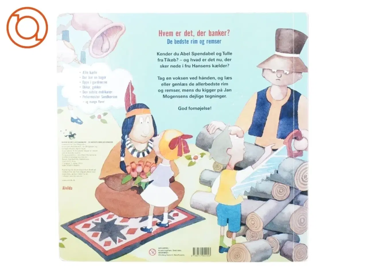 Billede 2 - Hvem er det der banker fra Alvida (str. 35 cm)