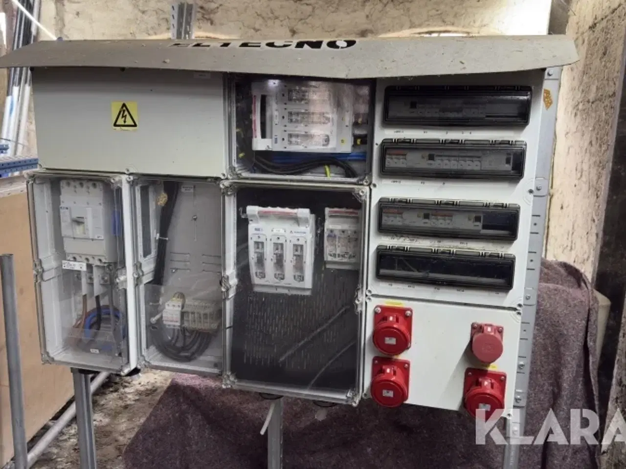 Billede 2 - Målertavle 400A/M4 f. trafomåling - Afg.Plint 125A+250A NST