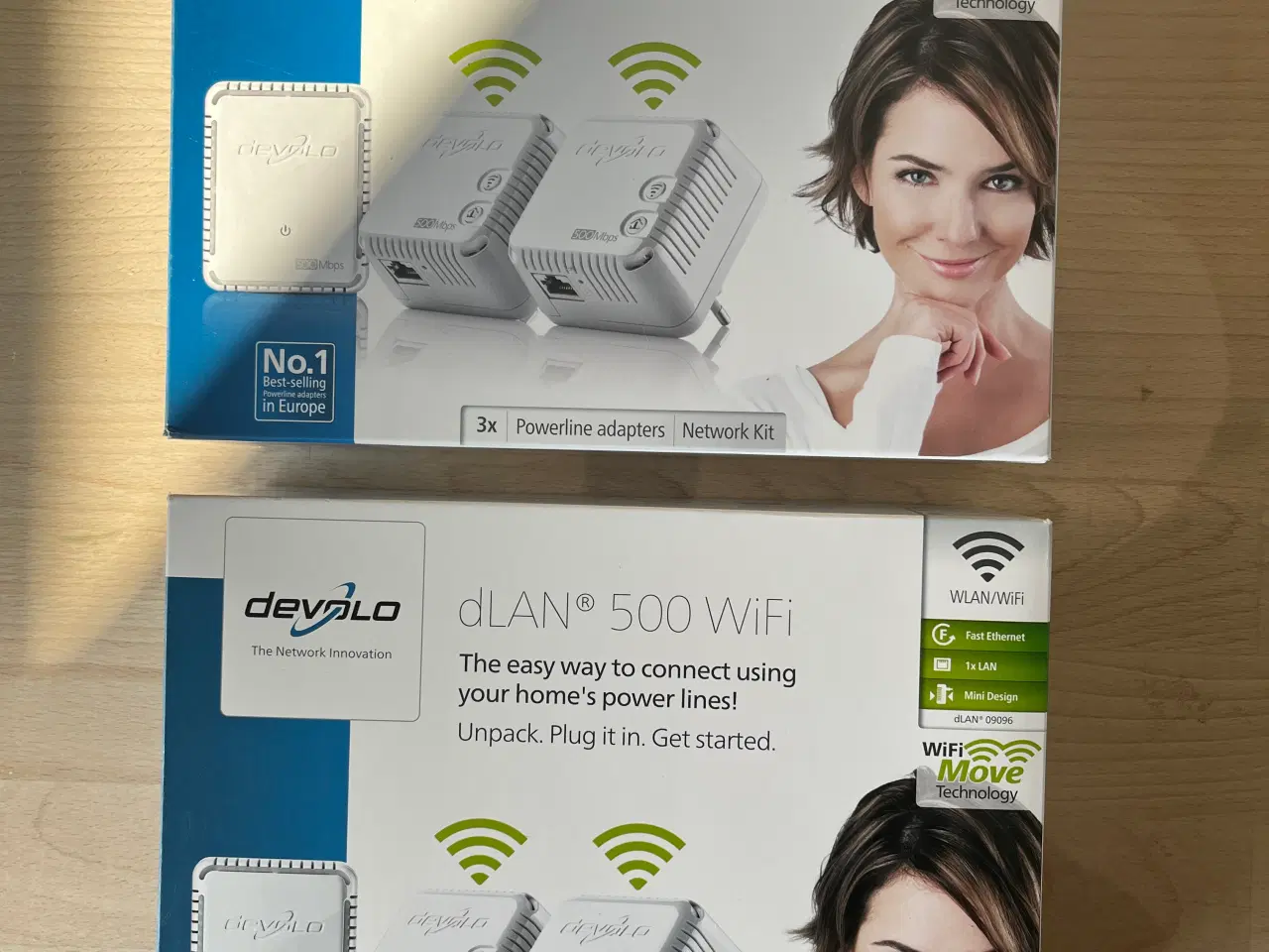 Billede 1 - Devolo dLAN 500 WiFi (2 sæt á 3 enheder)