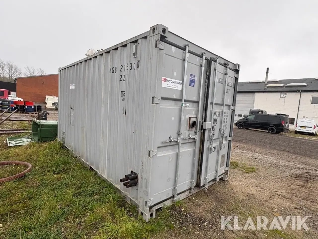 Billede 3 - 15 fods container med Windhager bwe600 varmeanlæg