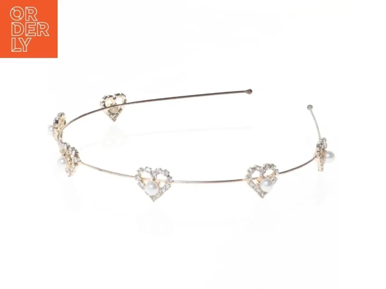 Billede 2 - Perle og krystal tiara (str. 12 cm)