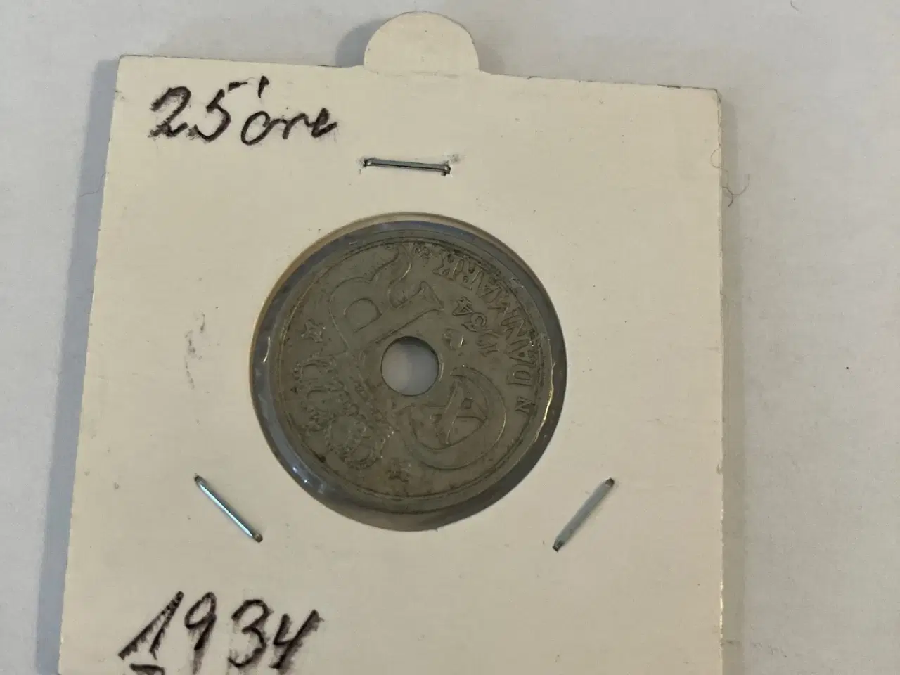 Billede 1 - 25 Øre 1934 Danmark