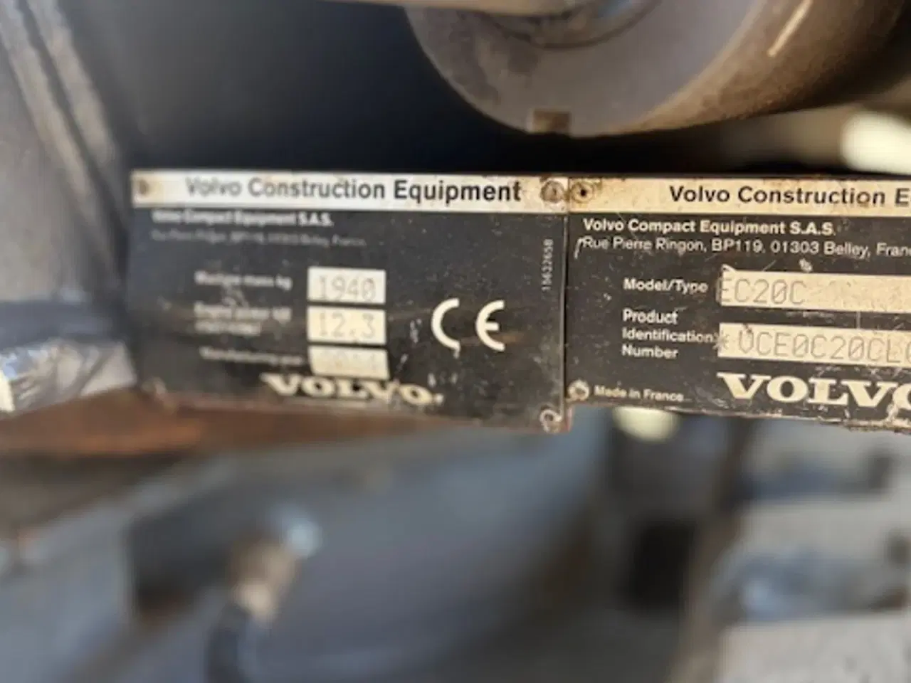 Billede 15 - Volvo EC20E KIPBART PLANERBLAD, SKOVLSÆT/STATIV