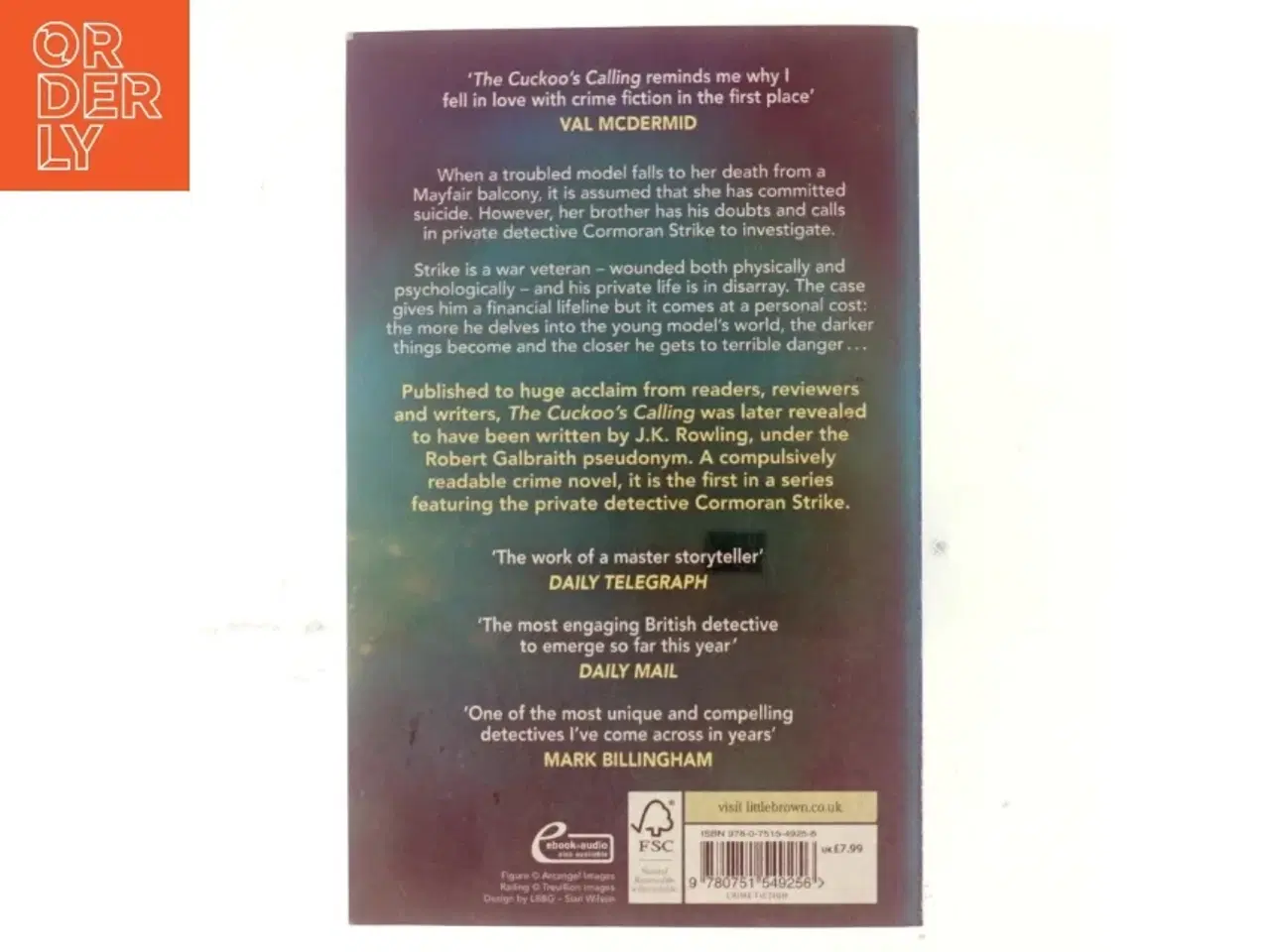 Billede 3 - The cuckoo&#39;s calling af Robert Galbraith (Bog)
