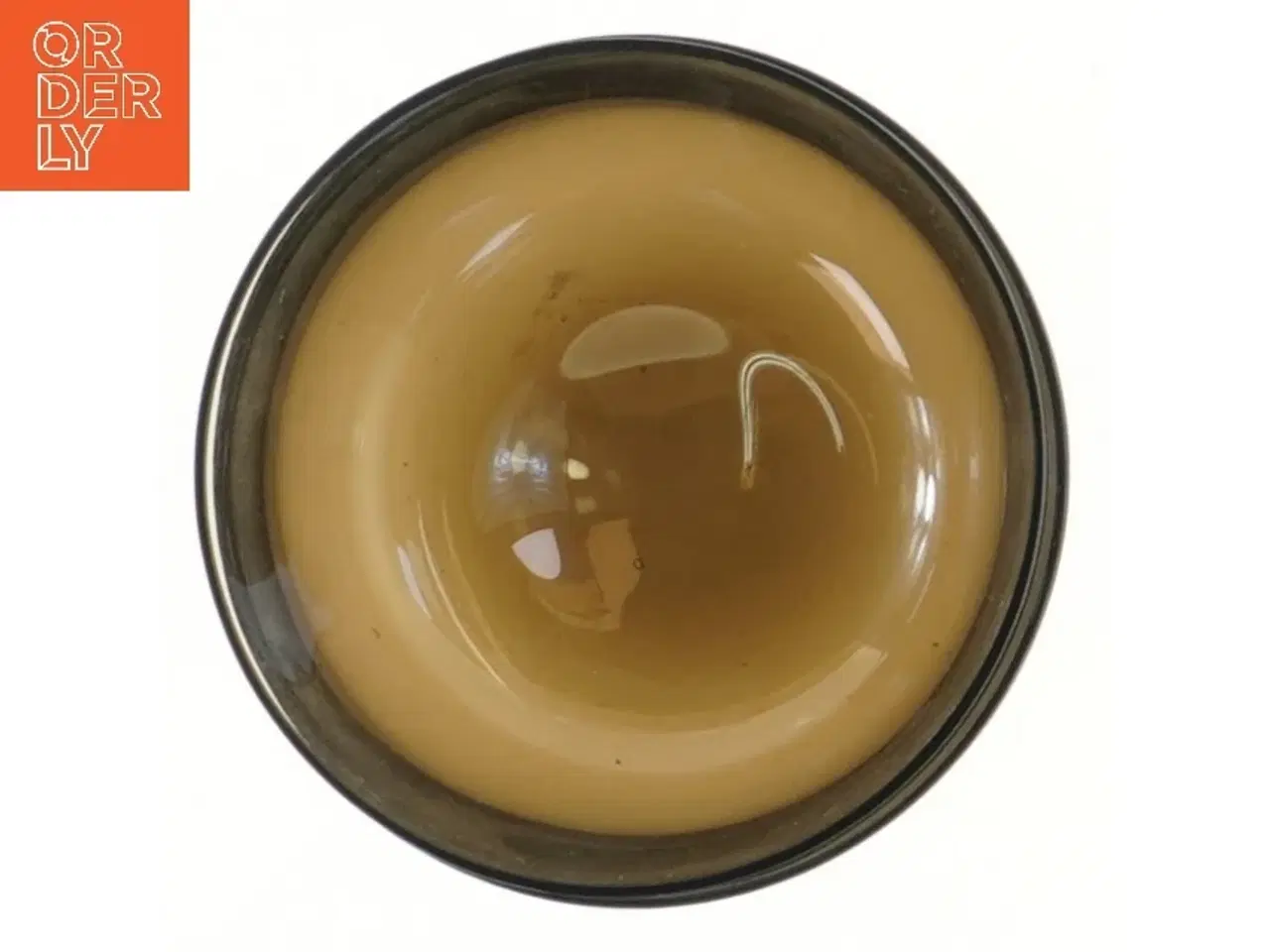 Billede 2 - 4 stk brune glasskåle Ø12 cm (str. 4 stk Ø 12 cm)