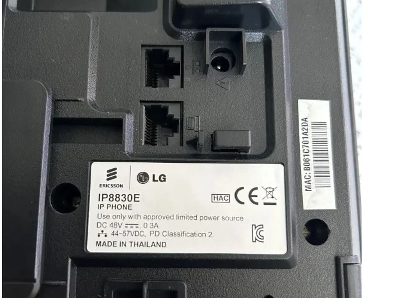 Billede 2 - LG-Ericsson IP8830E IP-bordtelefon