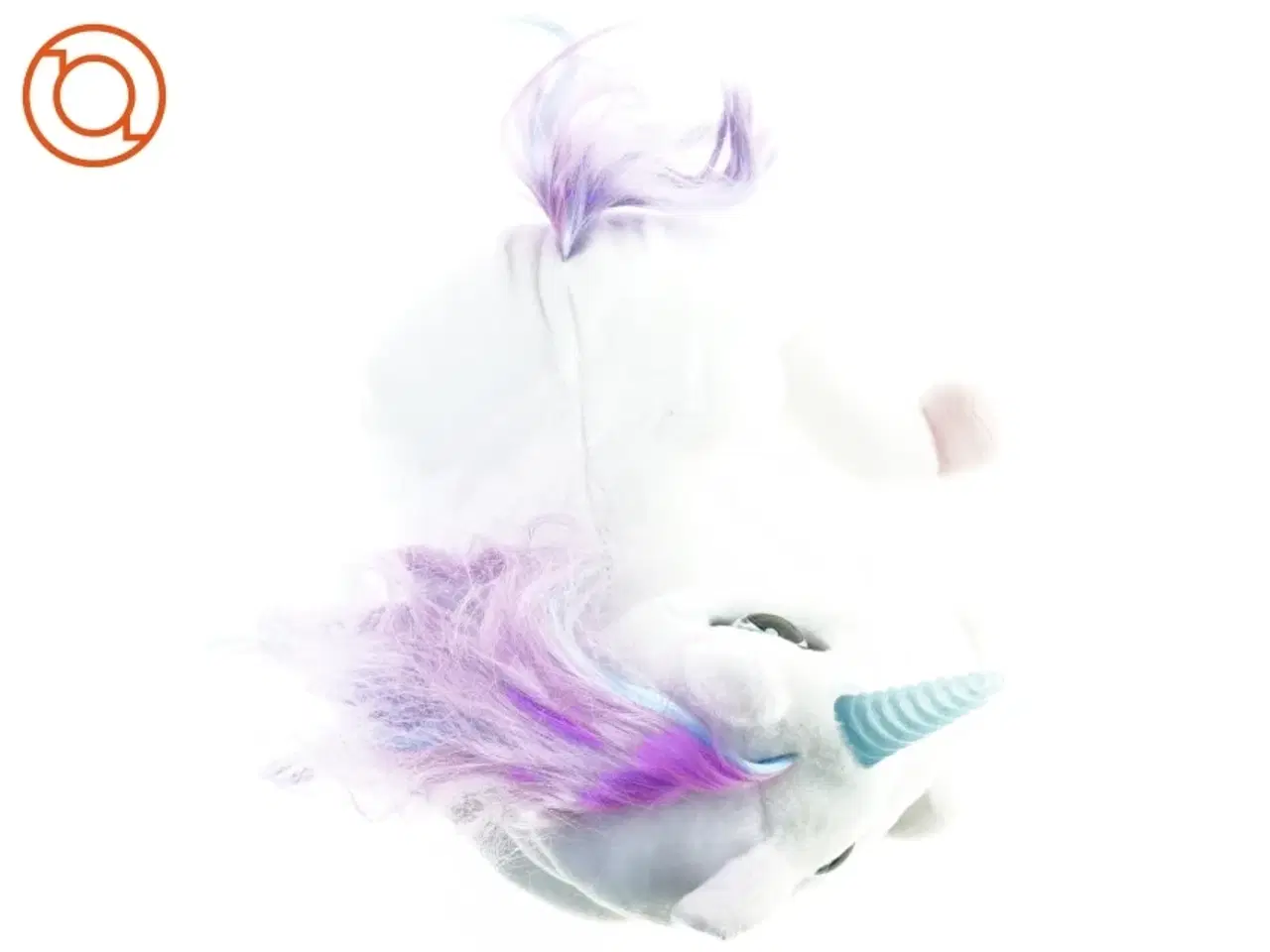 Billede 4 - Enhjørning bamse med lys fra Dimian (str. 30 x 32 x 22 cm)