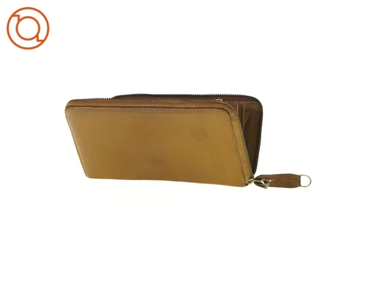 Billede 1 - Pung i brunt læder