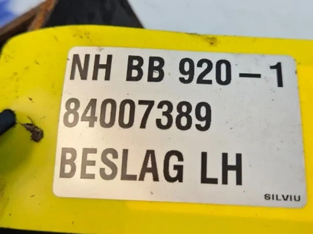 Billede 4 - New Holland BB920 Beslag L.  84007389