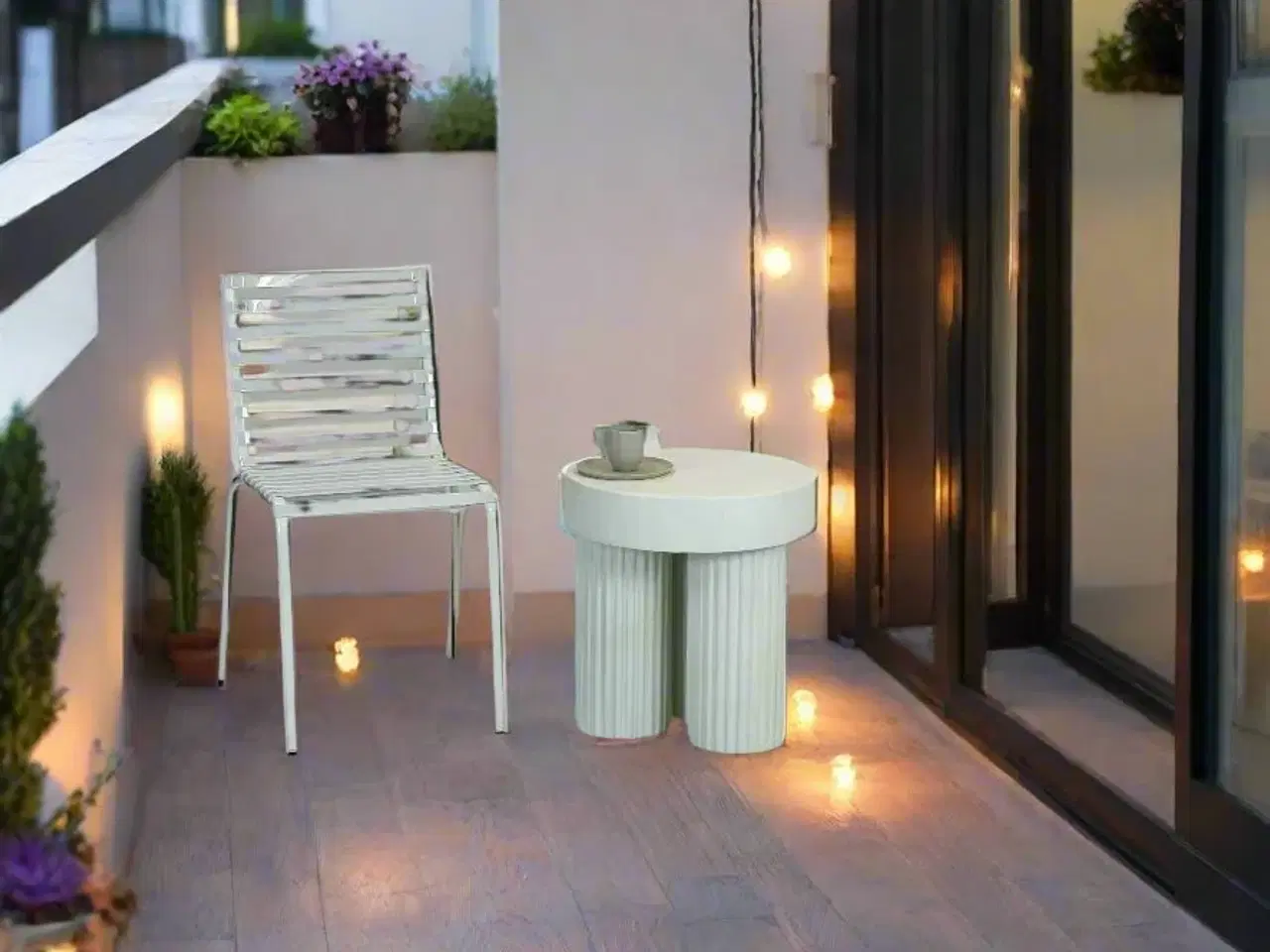 Billede 2 - Gear Side Table fra NORR11 (Hvid)