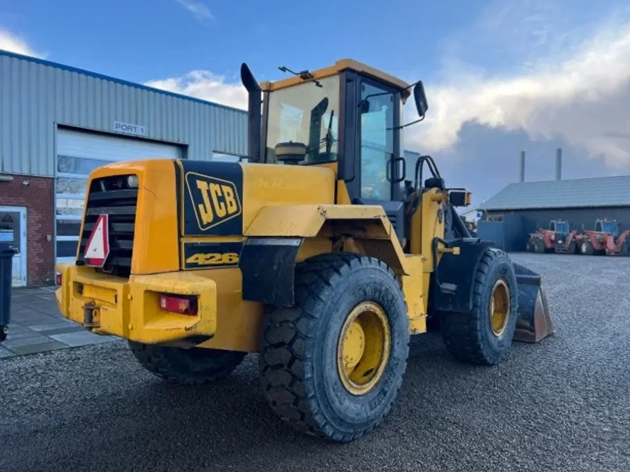 Billede 3 - JCB 426 - Gummiged / Nye dæk og skovl 
