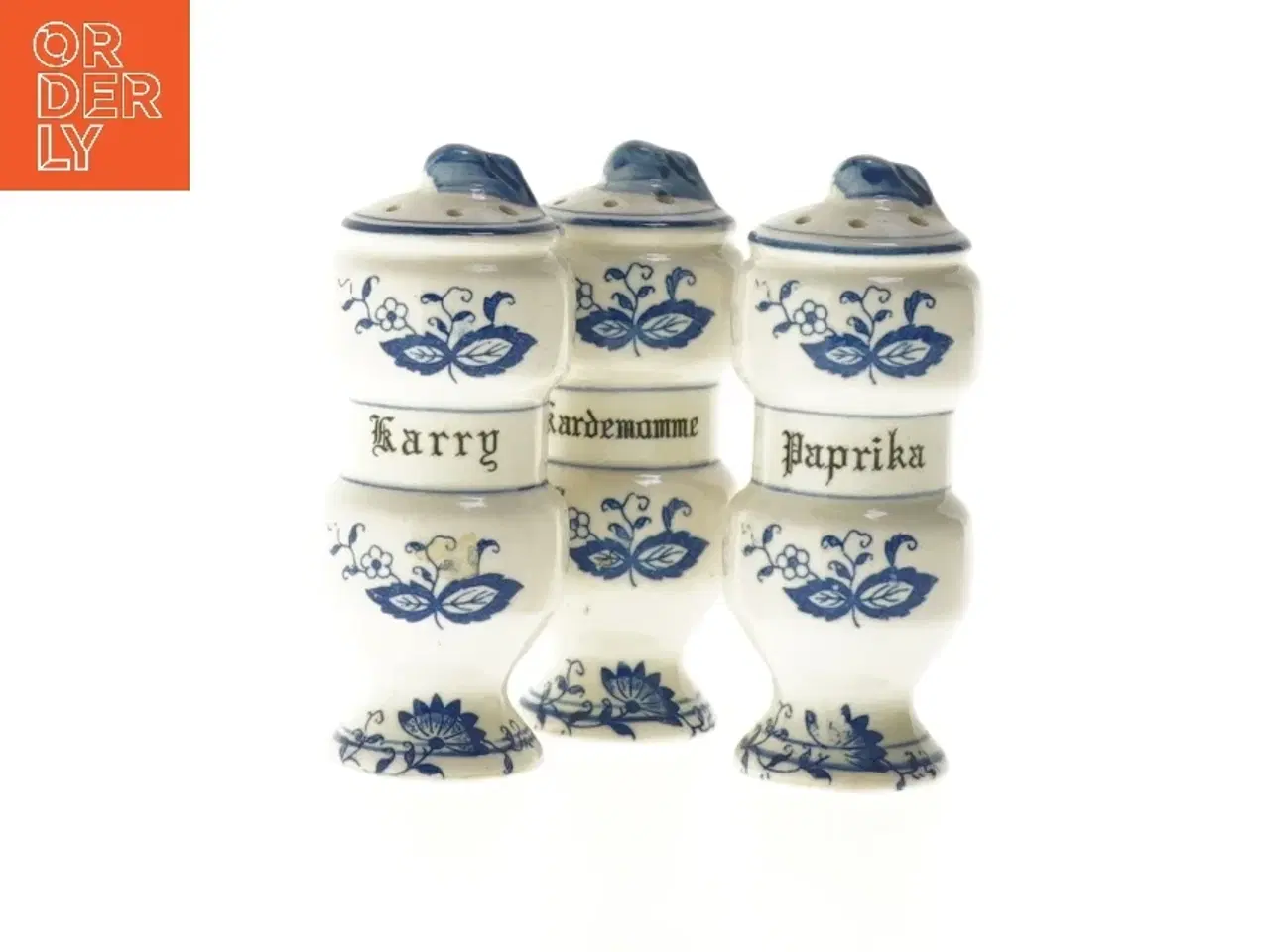 Billede 1 - Keramik krydderikrukkesæt (str. 11 cm)