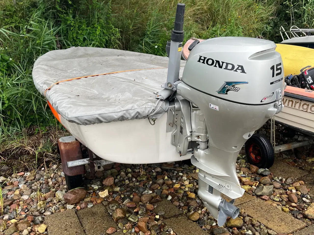 Billede 4 - Terhi 440 jolle med 15 hk. Honda motor 