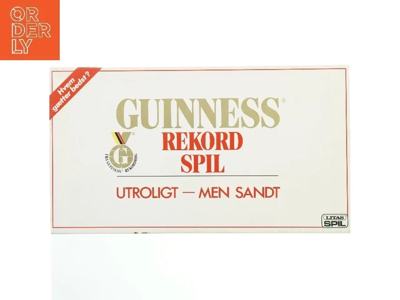 Billede 1 - Guinness Rekord Spil brætspil fra Litas Spil (str. 50x27 cm)