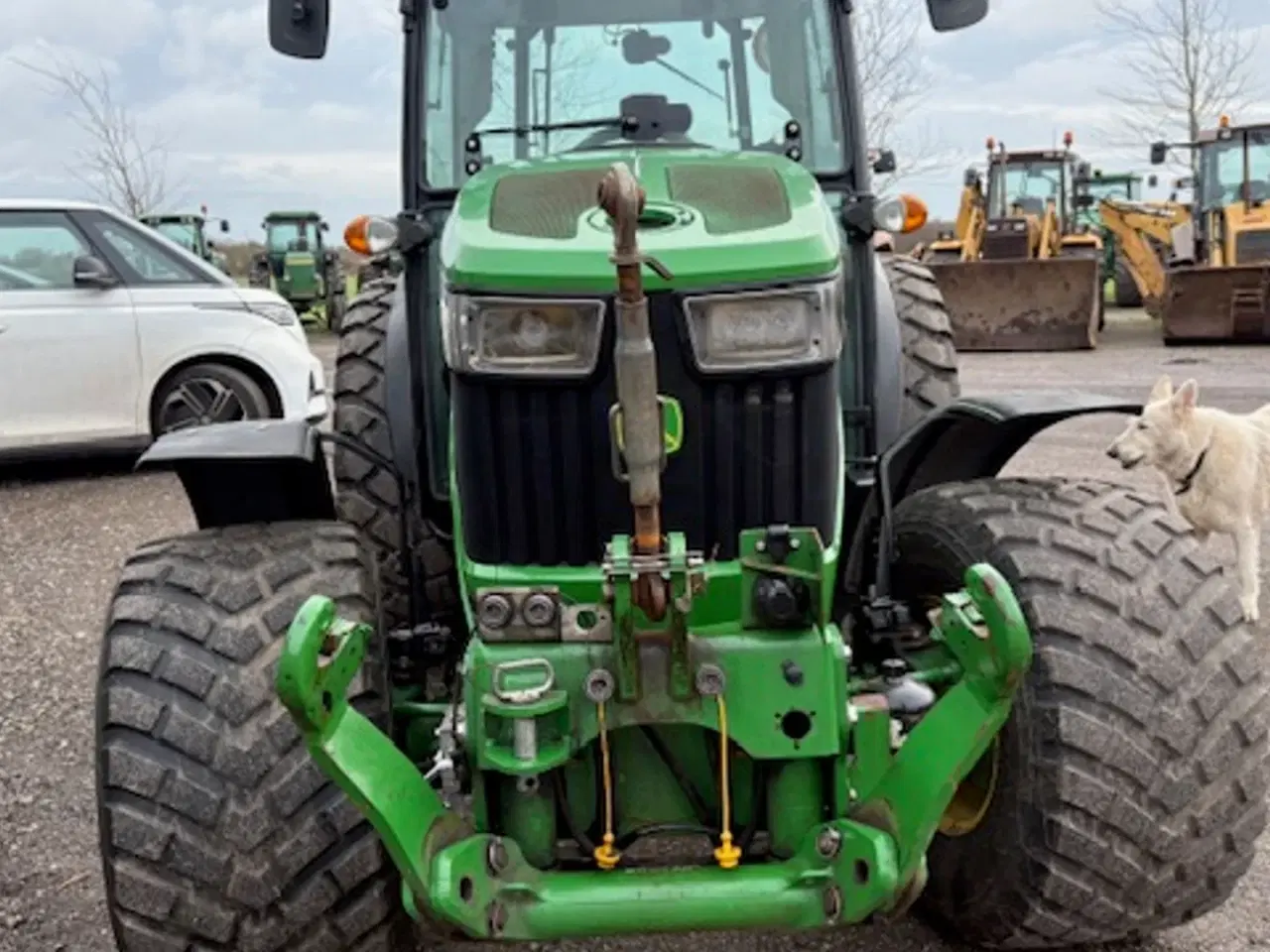 Billede 5 - John Deere 5105GF FRONTLIFT. HJUL MED GRÆSDÆK MEDFØLGER