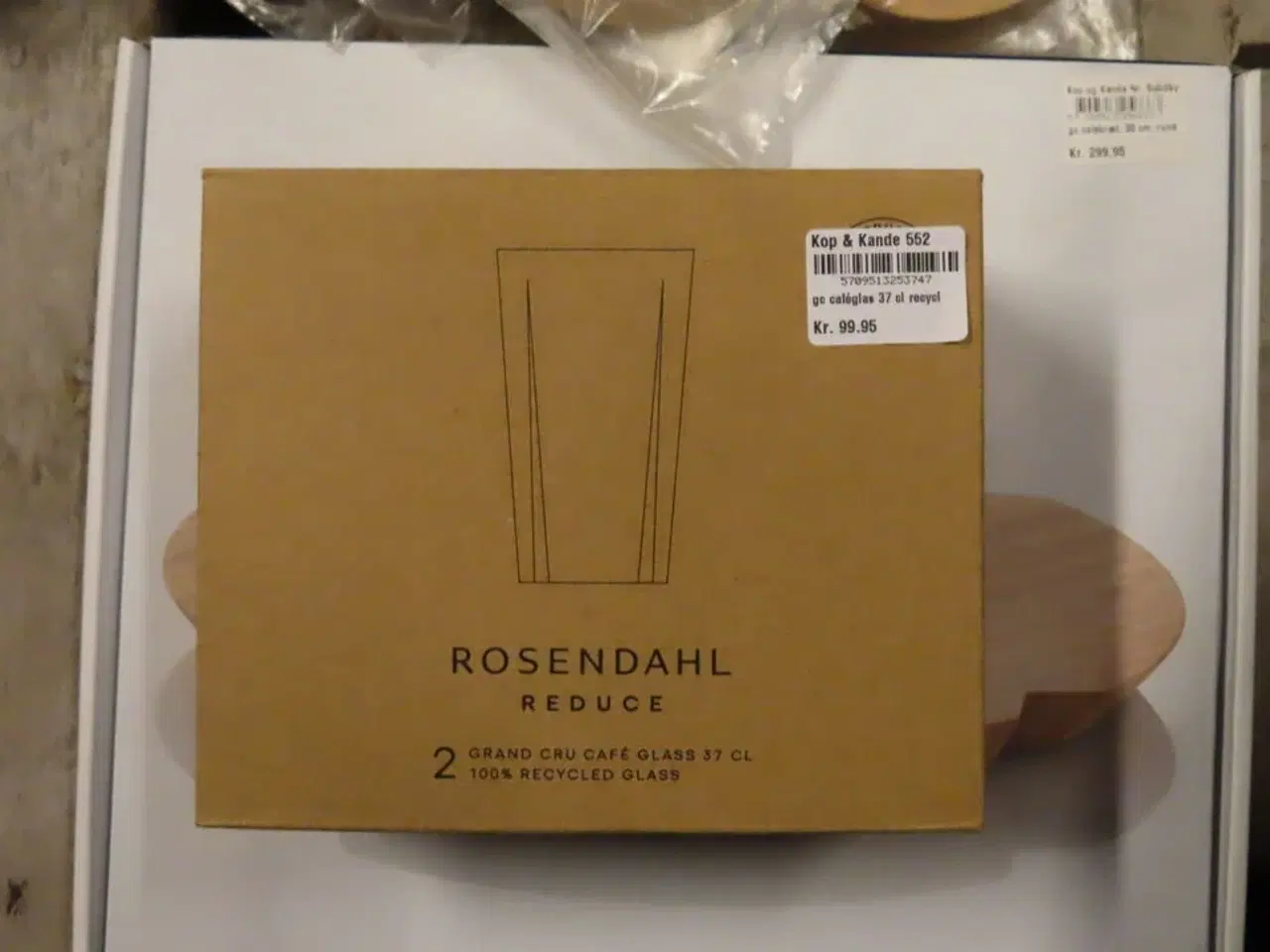 Billede 3 - Ostebræt, cafeglas mv. ROSENDAHL