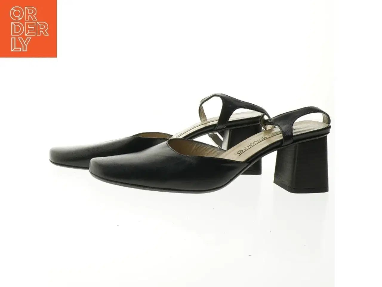 Billede 2 - Sorte damesandaler med rem fra Enzo Moreno (str. 39)