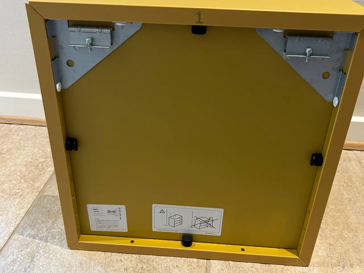 Billede 2 - Karrygult IKEA skab 35 x 25 x 35