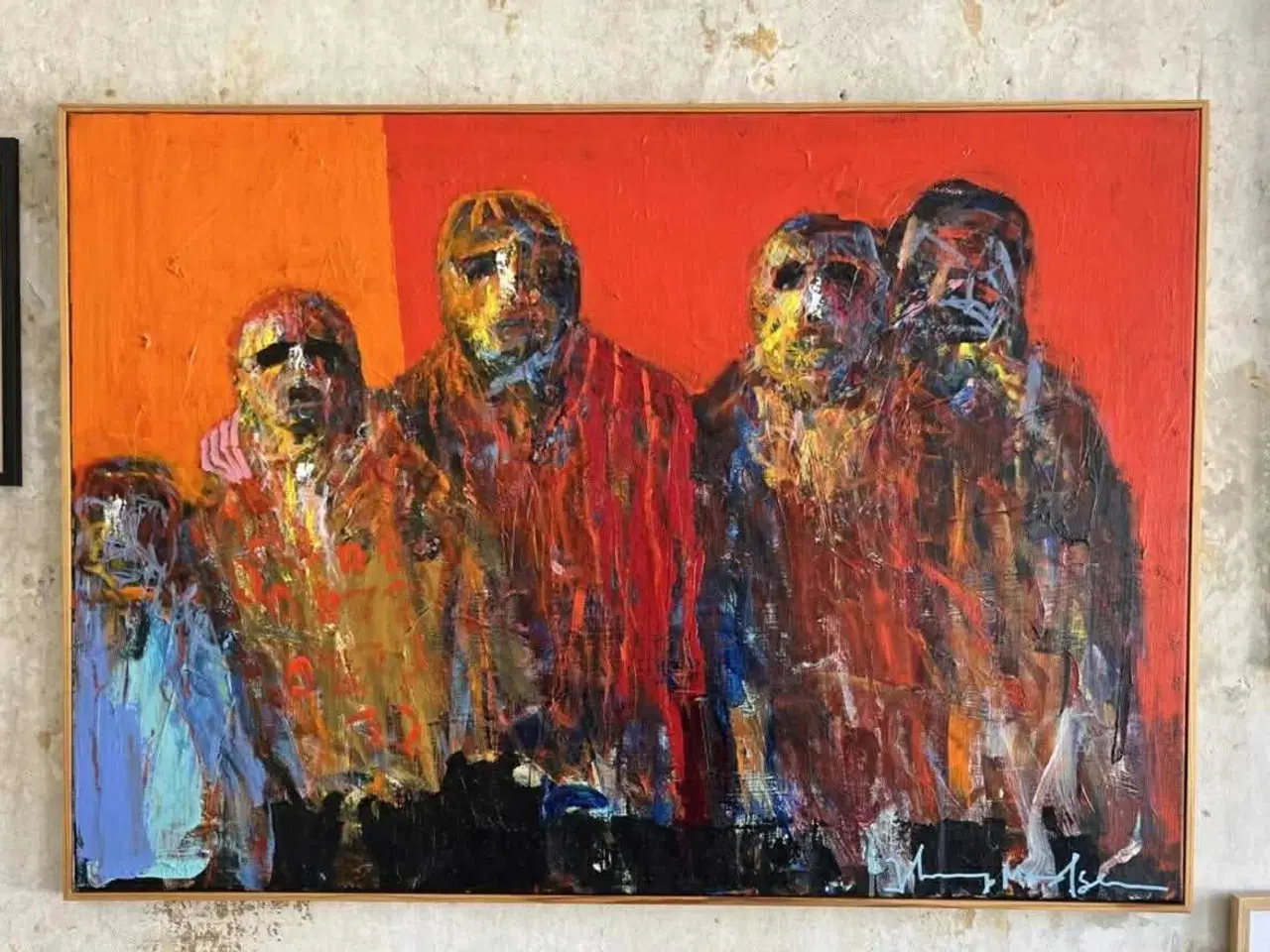 Billede 2 - 2 stk Johnny Madsen malerier